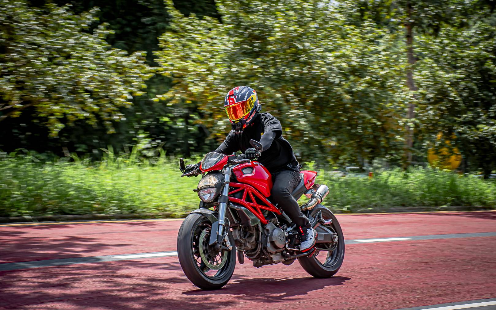 Ducati Monster 795 engine detail