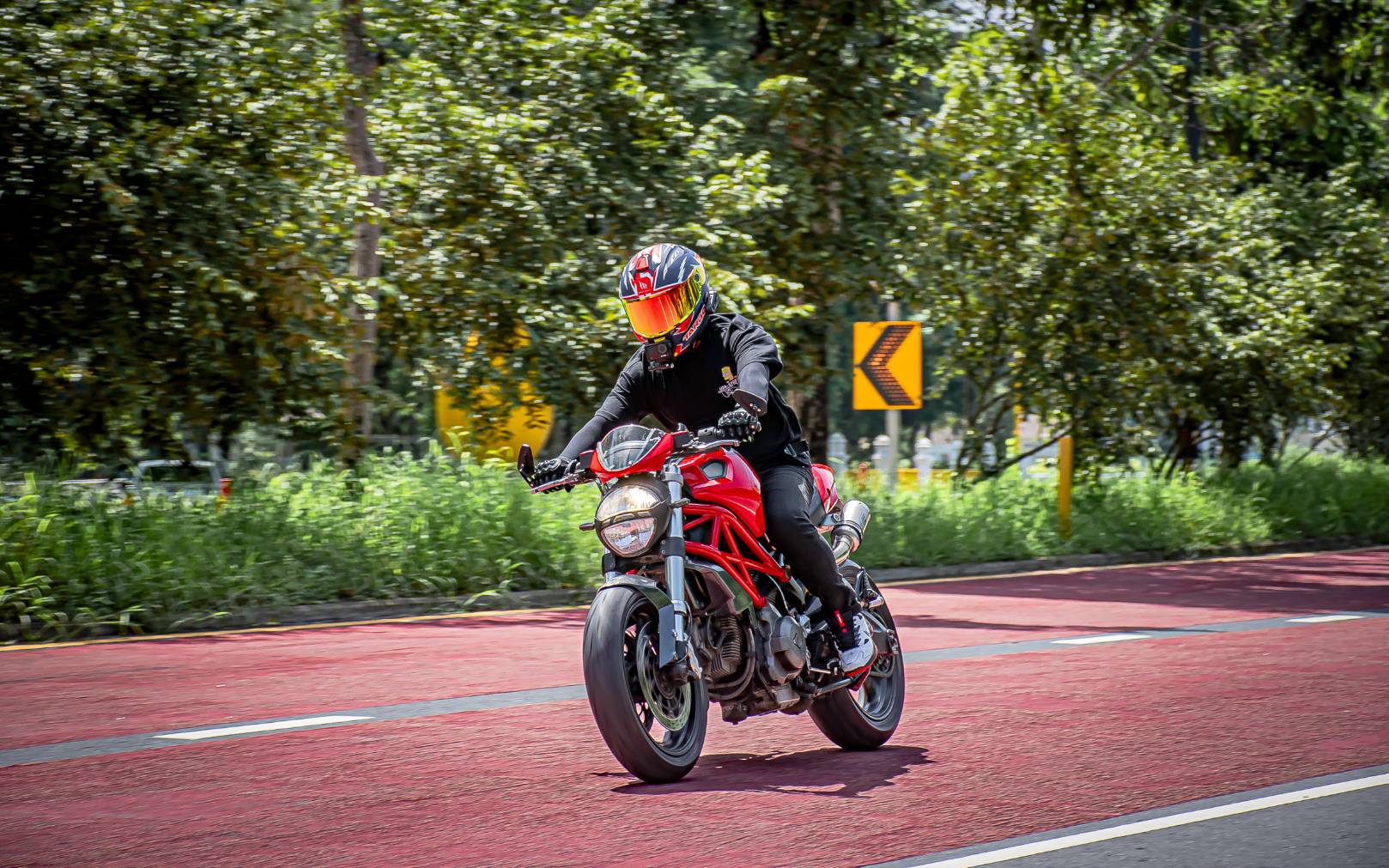 Ducati Monster 795 rear profile